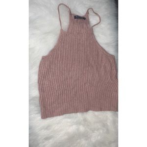 Super cute knit crop top from brandy melville!
